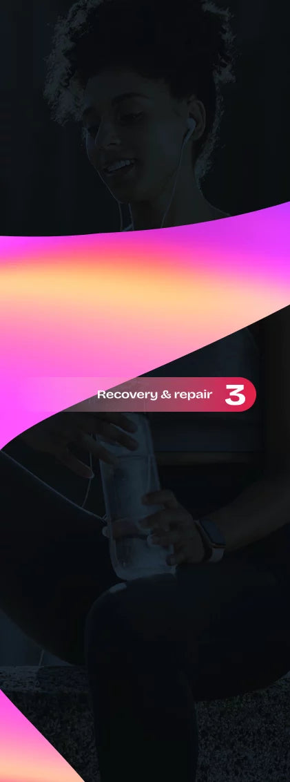 Recovery and repair. Step3 in the CoreStorm performance system
