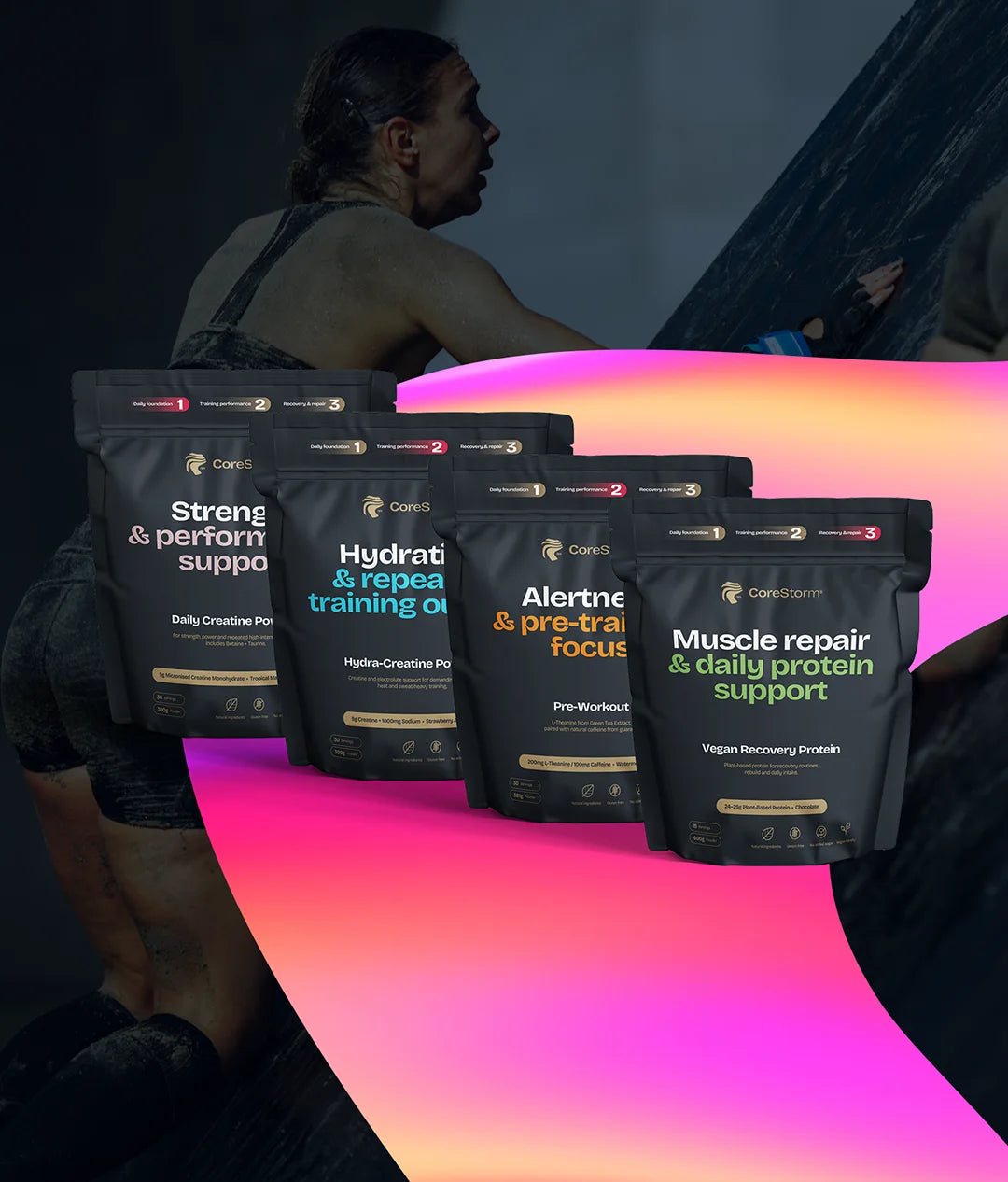 CoreStorm 1-2-3 supplement performance system bundle