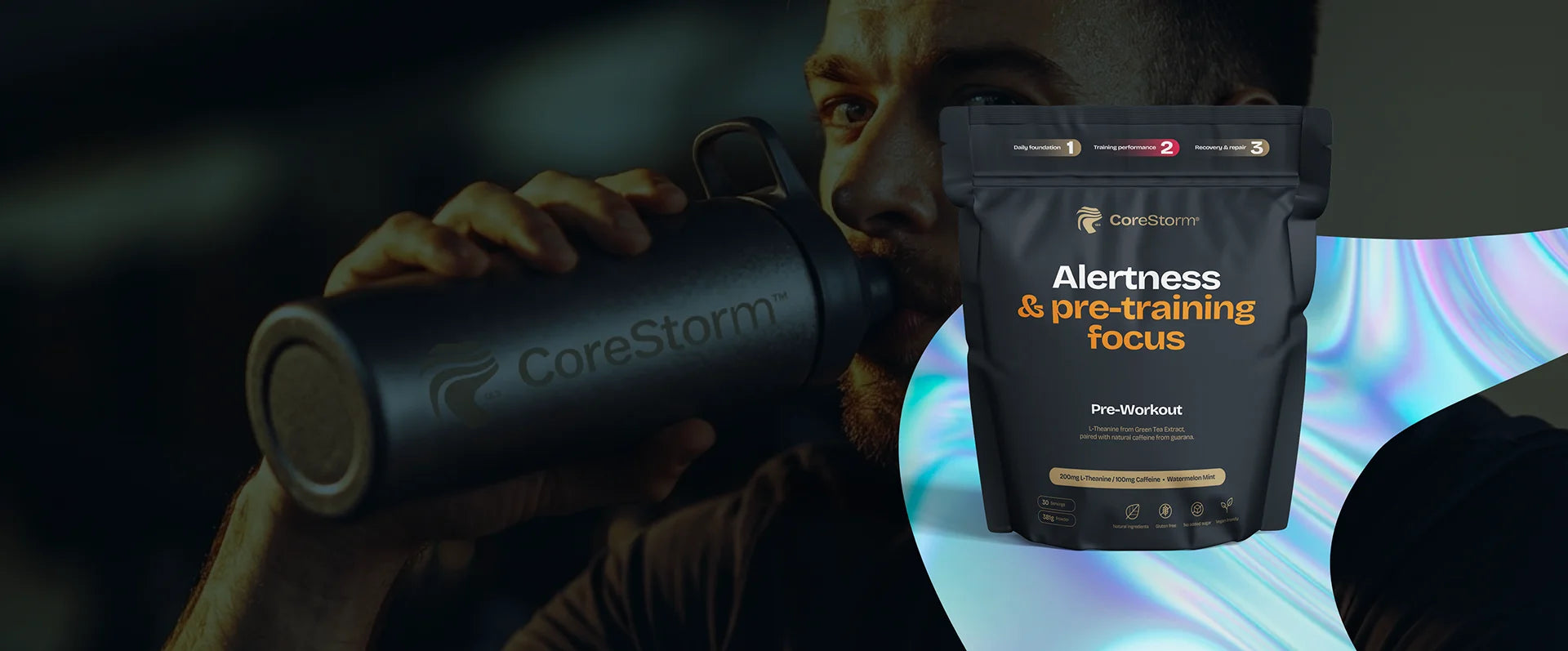 Pre-Workout powder for alertness & training focus
